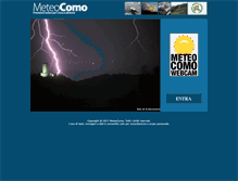 Tablet Screenshot of meteocomo.it
